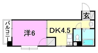 メゾンドコリーヌの間取り画像