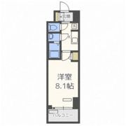 プレサンス谷町九丁目駅前の間取り画像