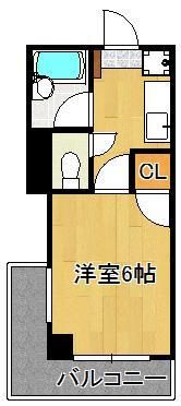 シャトレ白川町の間取り画像