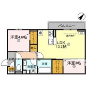 Tell me 和華Ⅱの間取り画像