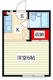 エクセレンス国立の間取り画像