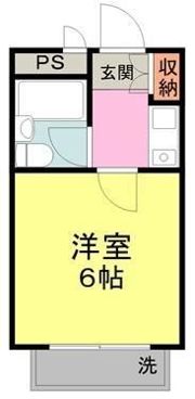 三恵コーポの間取り画像