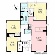 クオリスタMの間取り画像