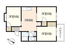 松田マンションの間取り画像
