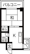 マンション西の間取り画像