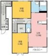 クラヴィエコスモ上泉 壱番館・弐番館の間取り画像