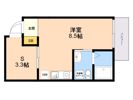 ガレット南福岡の間取り画像