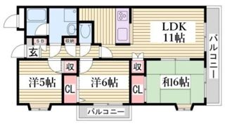 ラポール須磨の間取り画像