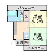 スエヒロマンション 2Fー北号室の間取り画像