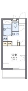 レオパレスハピネス湘南の間取り画像