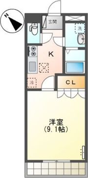 ハイム アメニティの間取り画像