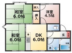 グリーンハウス Ⅰの間取り画像