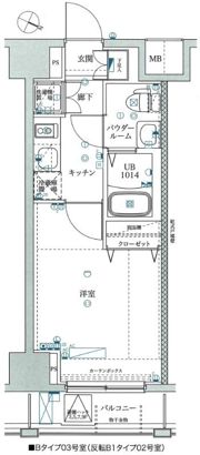 スパシエ横浜大通り公園の間取り画像