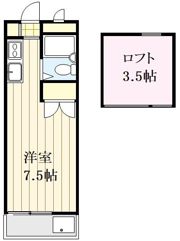 パールシティアサヒの間取り画像