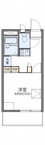 レオパレスカサベルテの間取り画像