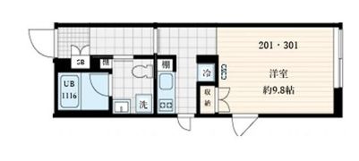 Fullea本町の間取り画像
