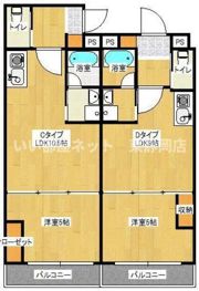 なごみマンションの間取り画像