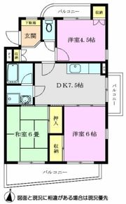 サンモール・ロジェの間取り画像