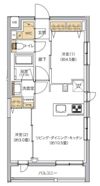 リビオメゾン湯島の間取り画像