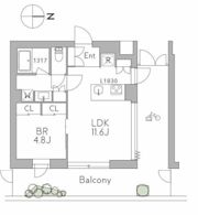 GranDuo三軒茶屋12の間取り画像