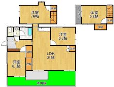 Casa Con Vista KUROBARU IIの間取り画像