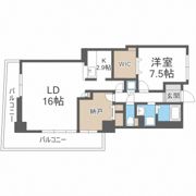 フォレステージュ谷町の間取り画像