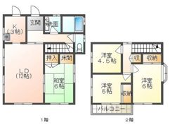 藤原借家（さい東町）の間取り画像