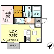 ヴィラローザの間取り画像