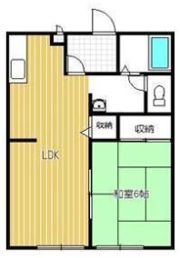 グリーンヒルズ香川F棟の間取り画像