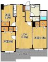 ニューサンリバー12番館の間取り画像