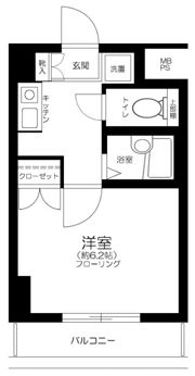 エクセリア上野毛の間取り画像