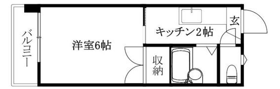二宮桑原マンションの間取り画像