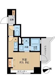 クリオ戸越銀座弐番館の間取り画像