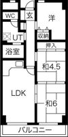 サンパレス桃山台の間取り画像