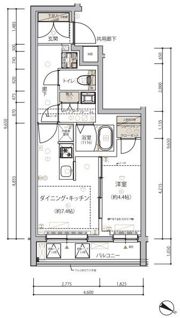 ARCOBALENO SHIMURASAKAUEの間取り画像