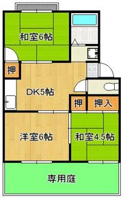 ルミエール曽根B棟の間取り画像
