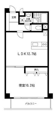 ゼフィルスA棟の間取り画像