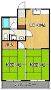 クローバーハイツ到津第2の間取り画像