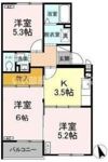 サンハイツ今枝の間取り画像