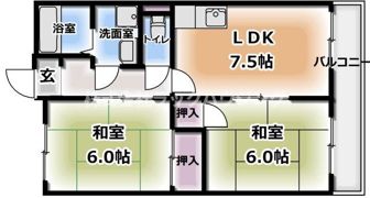 マンション光の間取り画像