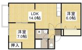 エスポワール曙A B-Bの間取り画像
