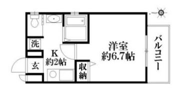 シャルマンМの間取り画像