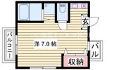 ラジャーコート王子の間取り画像