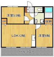 Belle Vue海老津駅前の間取り画像