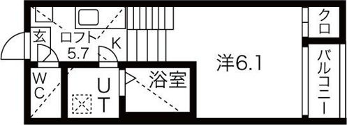 アジュール鶴舞の間取り画像