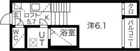 アジュール鶴舞の間取り画像