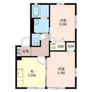 ソシア Eの間取り画像