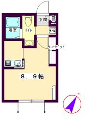 studio-Lの間取り画像