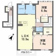 ソラーナ タカハシの間取り画像