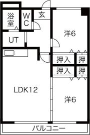 メゾンシンテルの間取り画像